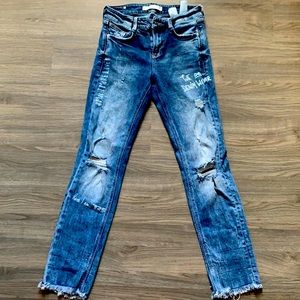 Zara Rip Jeans Size 2.